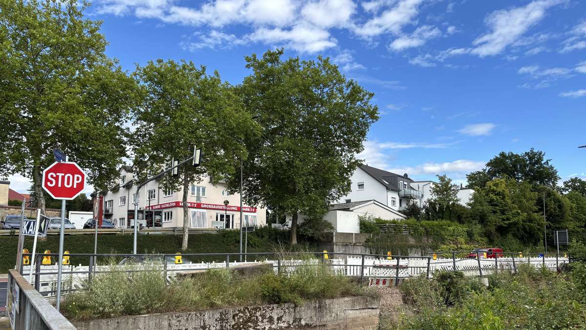 Frankfurter Straße in Fulda is partially closed