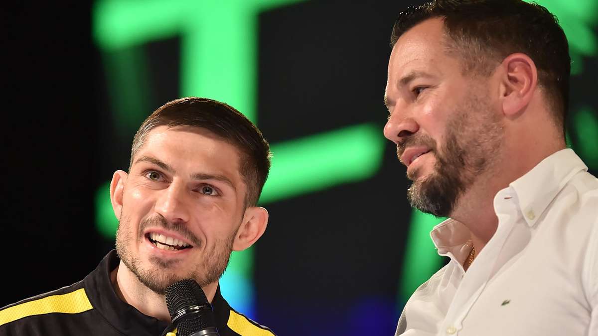 Sergej Braun fights in the four-man tournament in Fulda