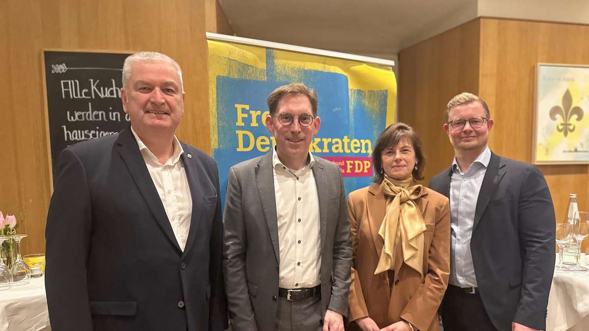 FDP state leader Thorsten Lieb at the New Year's reception in Fulda