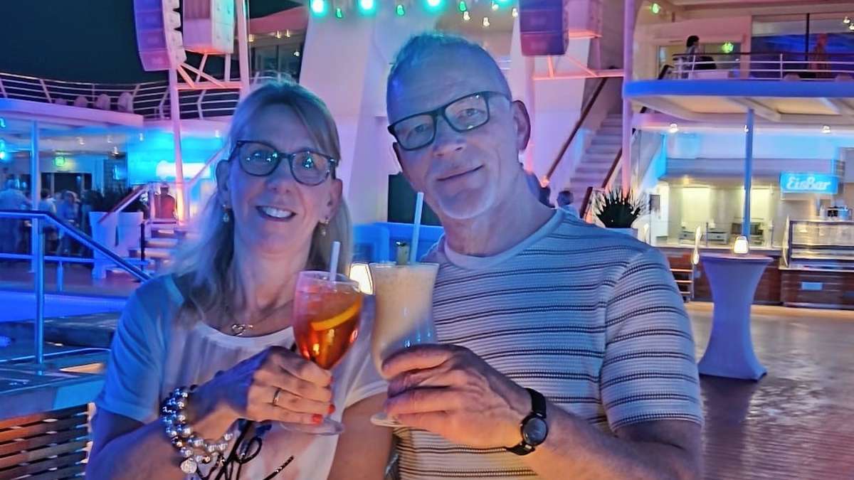 Cruise becomes a thrilling experience for couple from Hesse