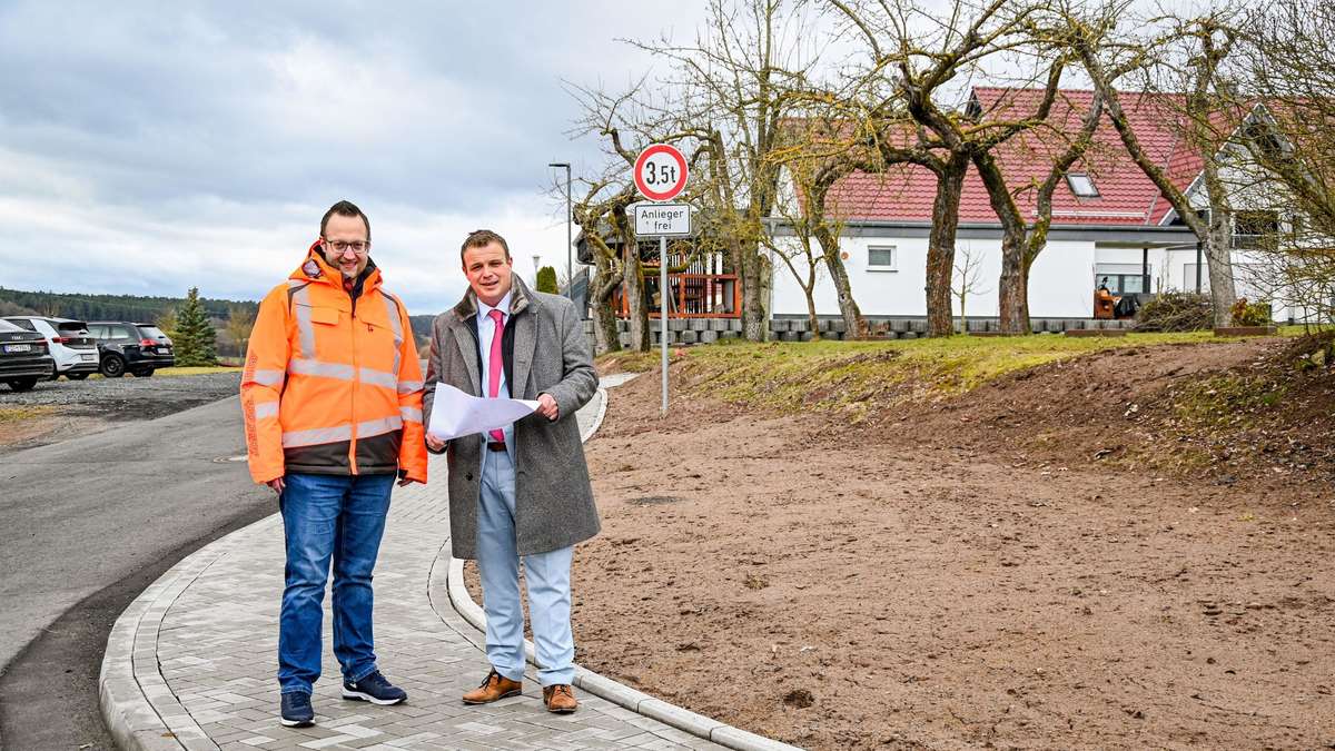 The city of Hünfeld is investing 110,000 euros in sidewalk safety in Rudolphshan