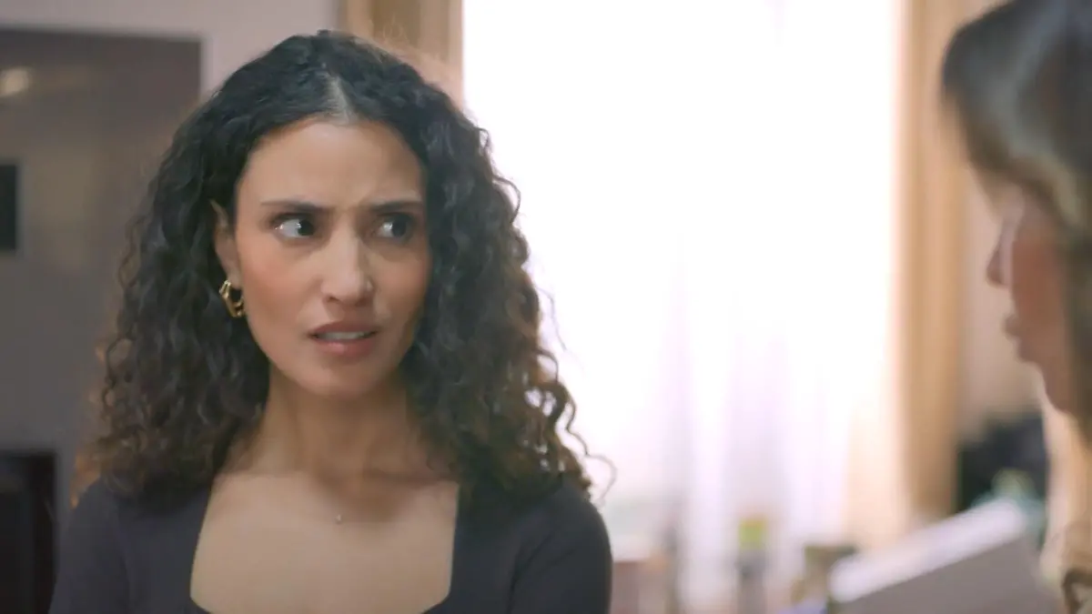 Naomi is annoyed by Britta's interference