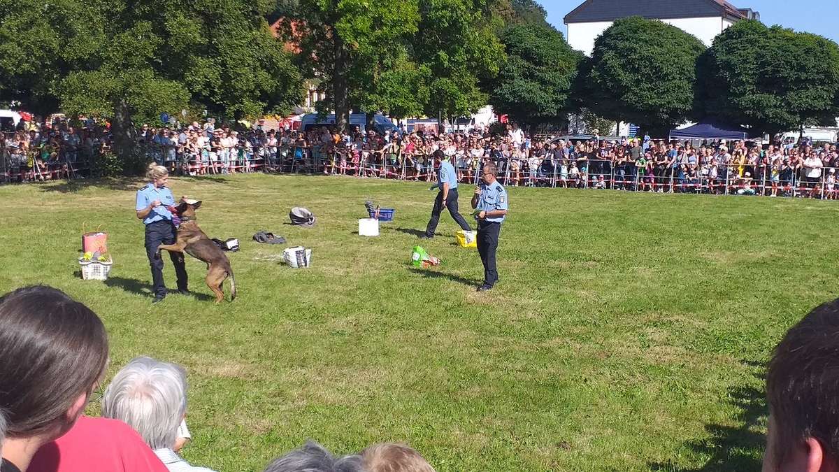 Colorful program at the police show on August 22nd in Schlüchtern