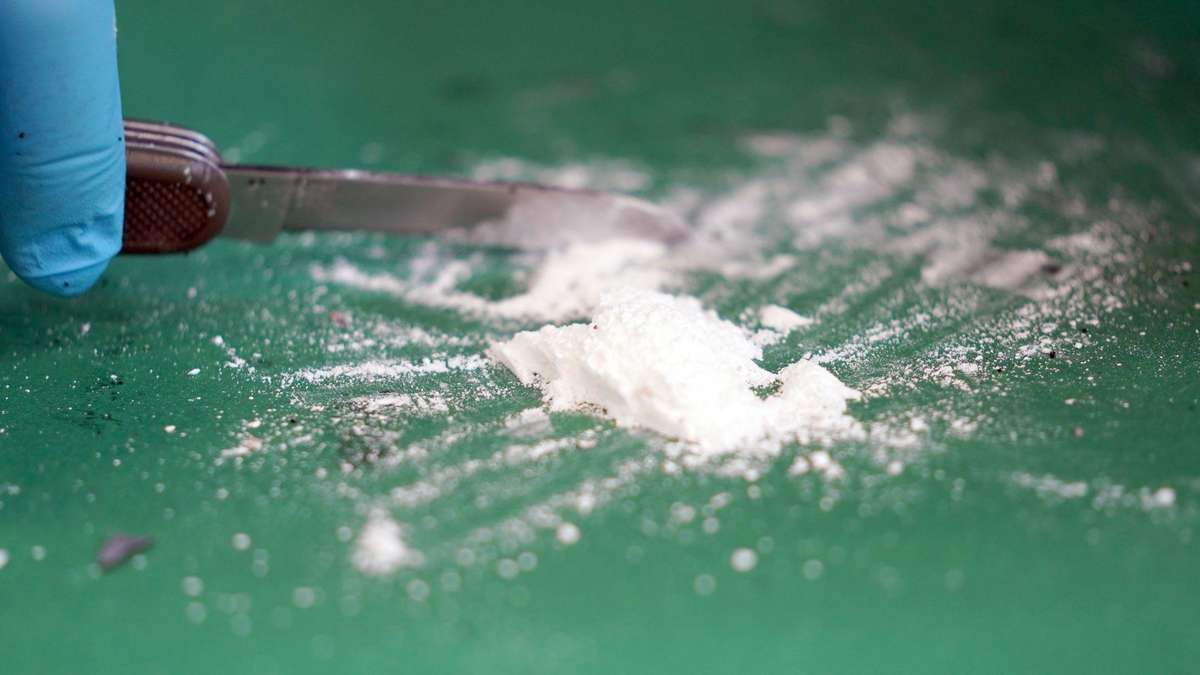 Heroin and cocaine in storage room