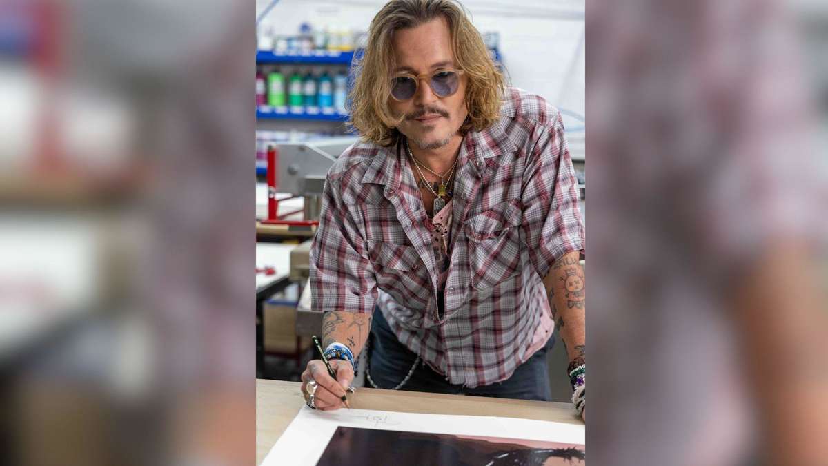 Pictures Fox features original artwork by Johnny Depp