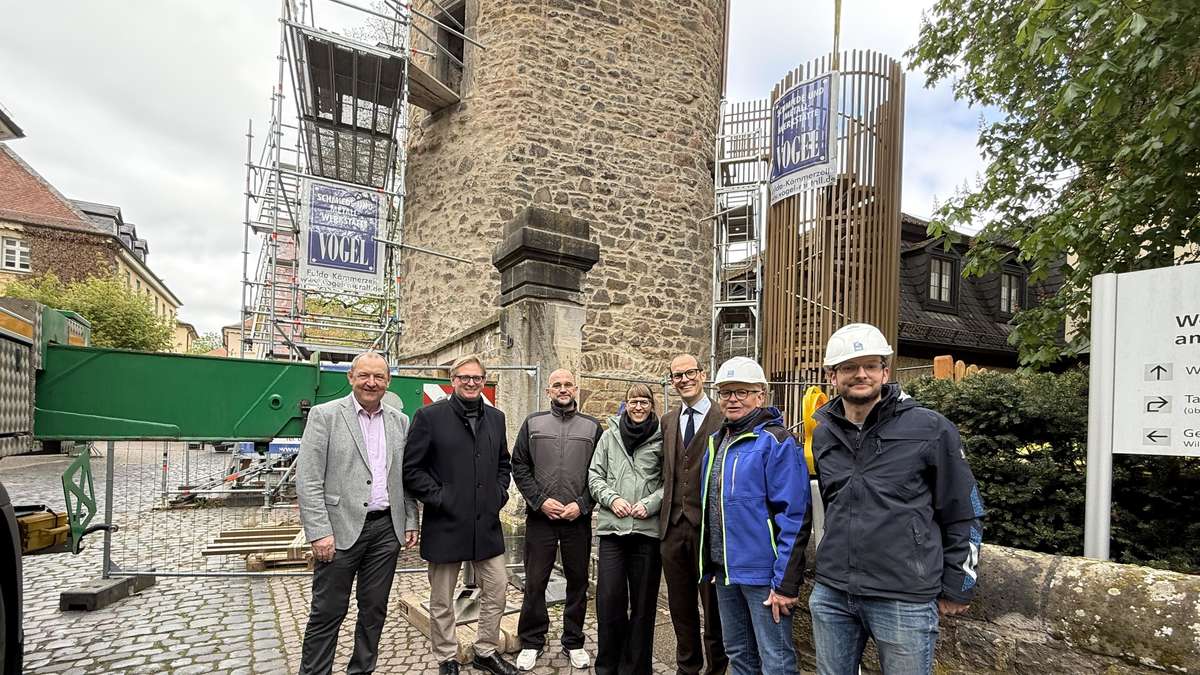 33 steps to the entrance – the Witch's Tower in Fulda is now accessible