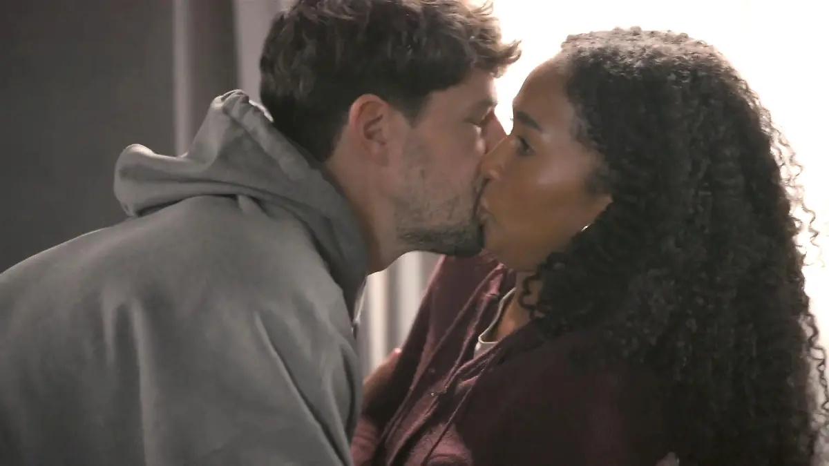 Mika surprises Imani with a kiss