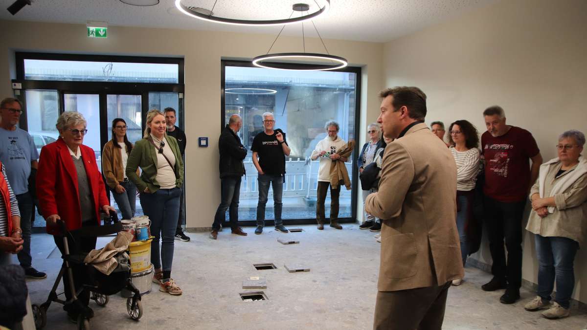 First tour of the new Obertor building in Schlüchtern
