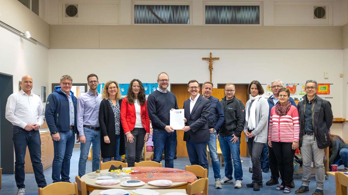 The district is funding the expansion of the daycare center in Neuhof with 262,500 euros