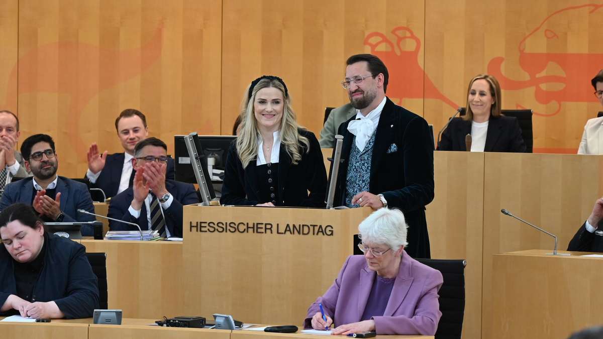 Fulda Hessentag couple speaks in the state parliament in Wiesbaden