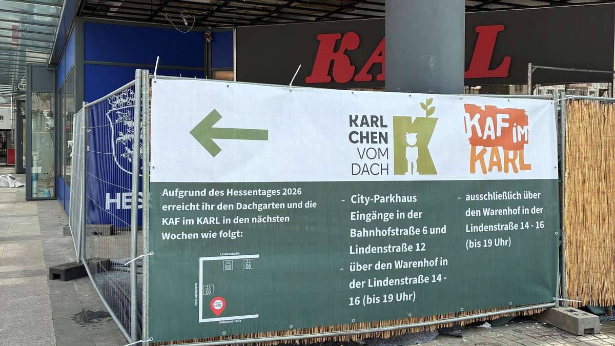 Access to the Karl concept house changed for Hessentag conversion