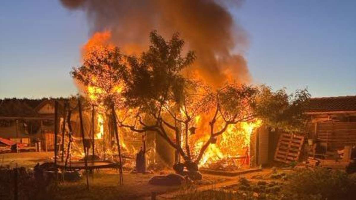 Second fire in Hanau allotment gardens – evidence of arson