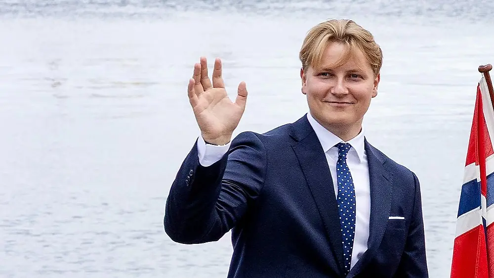 Prince Sverre Magnus makes his second public appearance alone