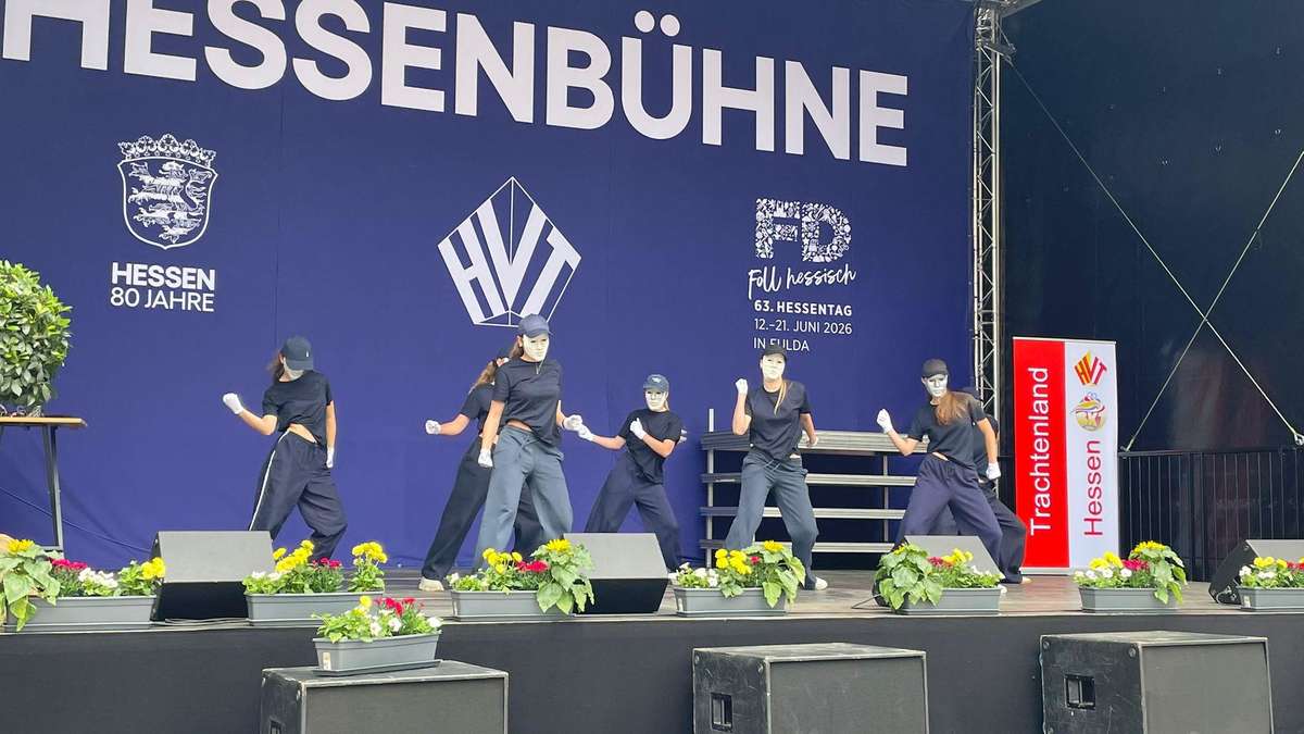 This is what's going on today at the Hessentag in Fulda