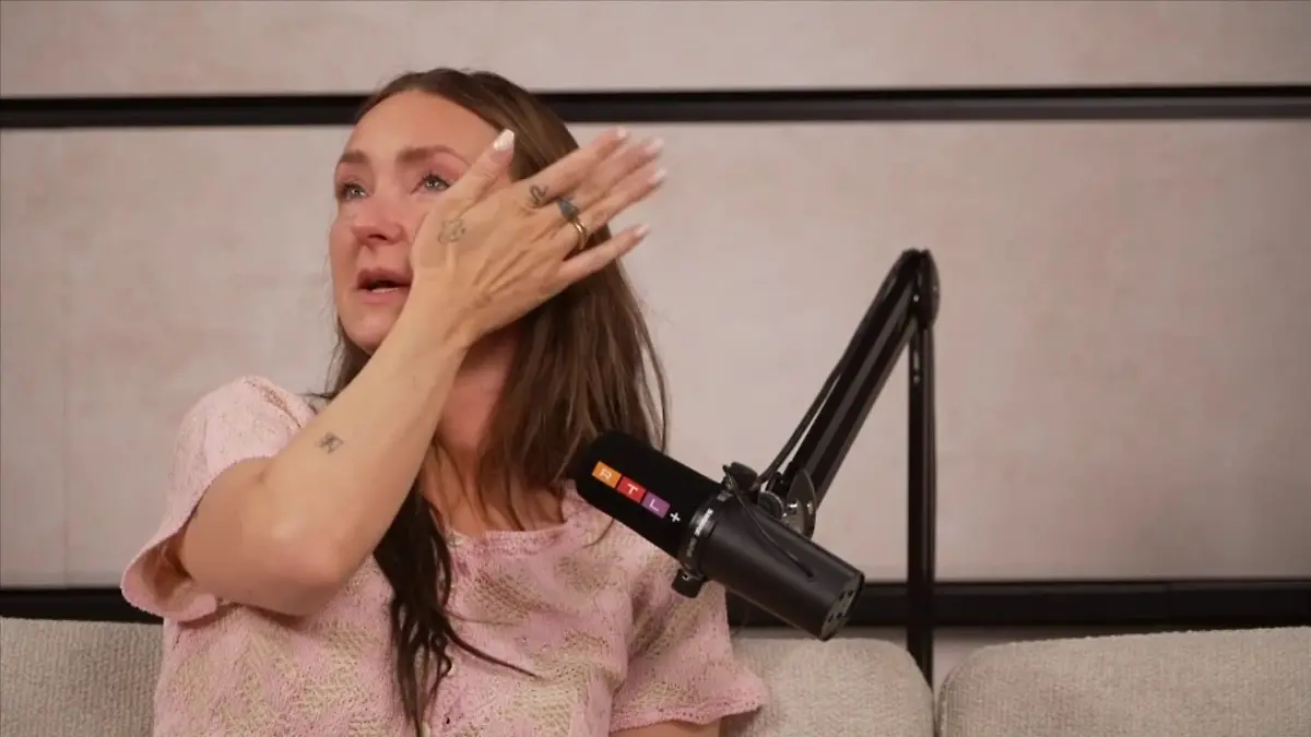Georgina Stumpf suddenly tears up in the podcast: “Wow, I have to cry!”